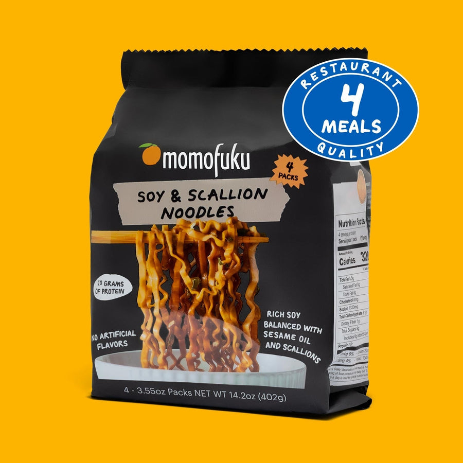Soy & Scallion Noodles | 4 Packs - Silver Atrium Packs Offering