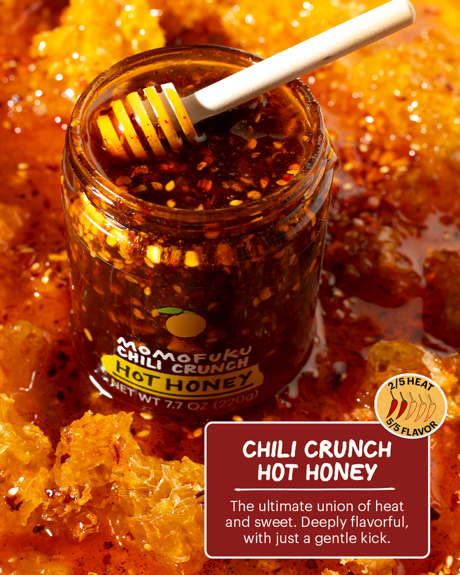 Chili Crunch Hot Honey - Nimble Hall Crunch Offering