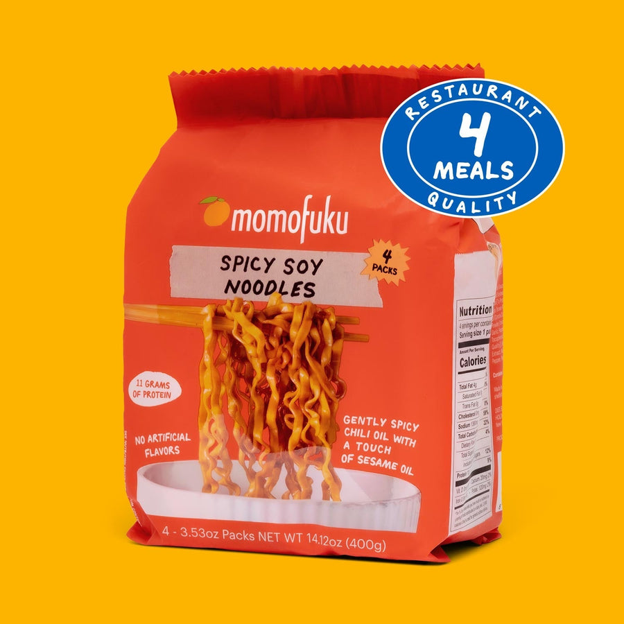 Spicy Soy Noodles | 4 Packs - Quiet Atrium Packs Offering